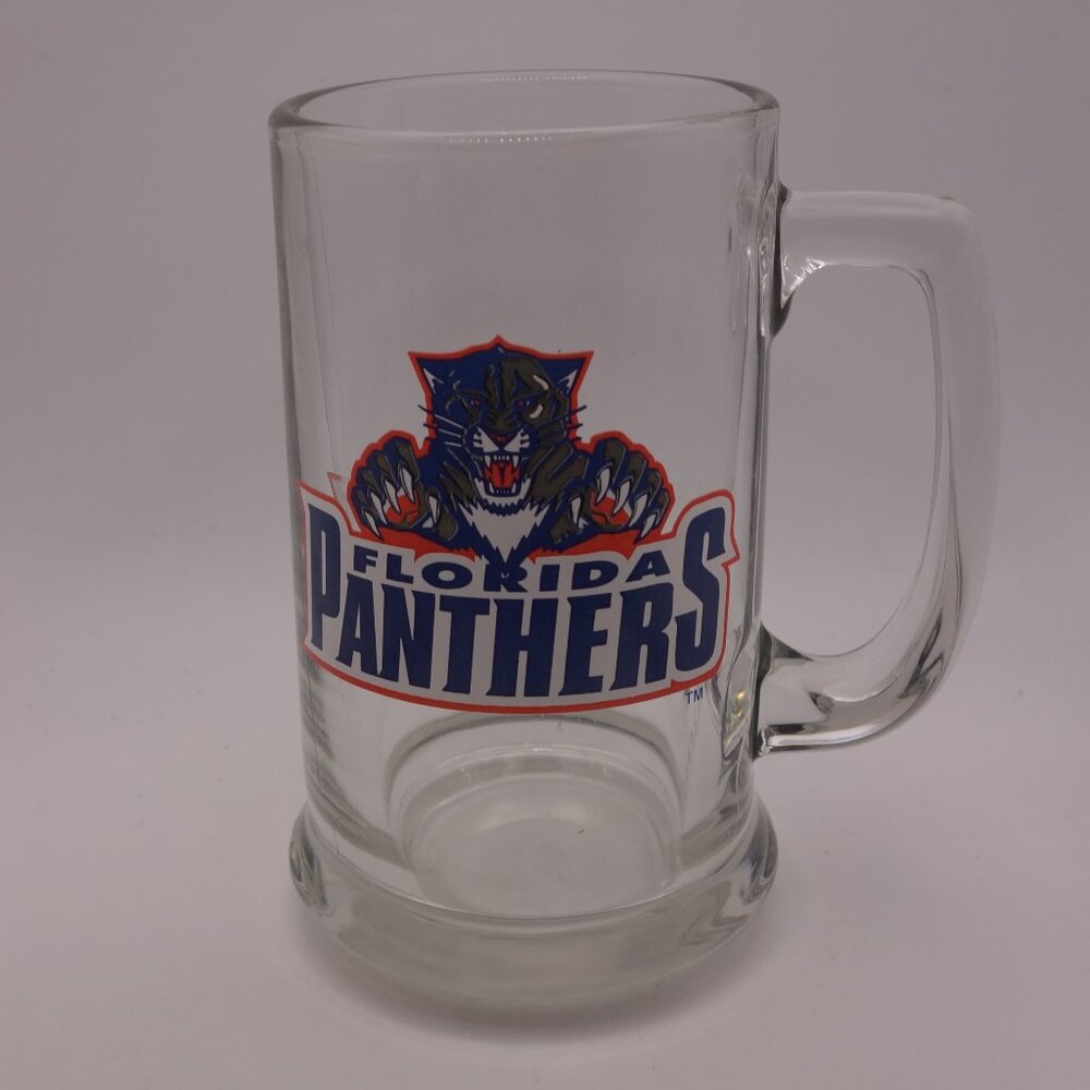 Florida Panthers Glass Mug with Handle